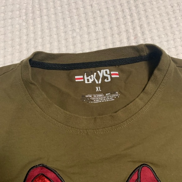 BKYS - Black Keys Lucky Charm Tee Patch Olive Burgundy - Picture 4 of 12